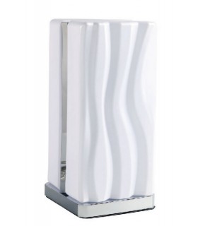 Table Lamp 8W LED White IP20 3000K, 1080lm, Polished Chrome, White Acrylic - 1