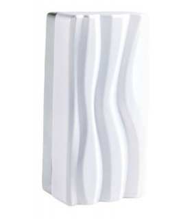 Wall Lamp 12W LED White IP44 3000K, 720lm, Polished Chrome, White Acrylic - 1