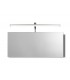 Wall Lamp 7W LED Chrome IP44 4000K, 420lm, Silver, Frosted Acrylic, Polished Chrome - 1