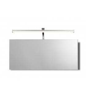 Wall Lamp 7W LED Chrome IP44 4000K, 420lm, Silver, Frosted Acrylic, Polished Chrome - 1