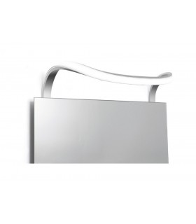 Wall Lamp 12W LED Chrome IP44 4000K, 840lm, Silver, Frosted Acrylic, Polished Chrome - 1