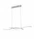 Ceiling Pendant 23W LED Satin Nickel, Polished Chrome 3000K, 1631lm, - 1