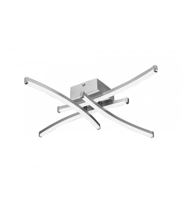 Flush Ceiling 26W LED Satin Nickel, Polished Chrome 3000K, 1800lm, - 1