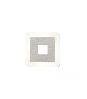 Wall Lamp 14cm Square 4W LED 4000K, 360lm, Aluminium, Acrylic - 1