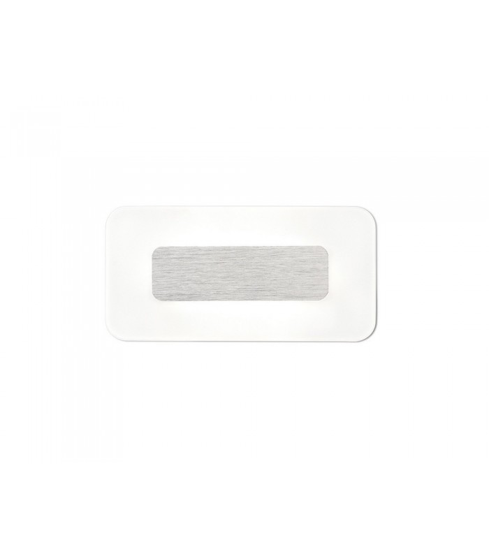 Wall Lamp Rectangular 6W LED 4000K, 540lm, Aluminium, Acrylic - 1