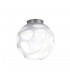 Ceiling 1 Light E27, Gloss White, Polished Chrome - 1