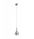 Ceiling Pendant 1 Light GU10 Polished Chrome - 1