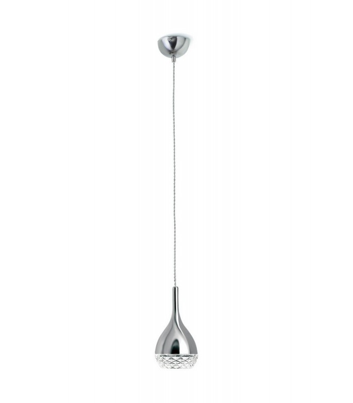 Ceiling Pendant 1 Light GU10 Polished Chrome - 1