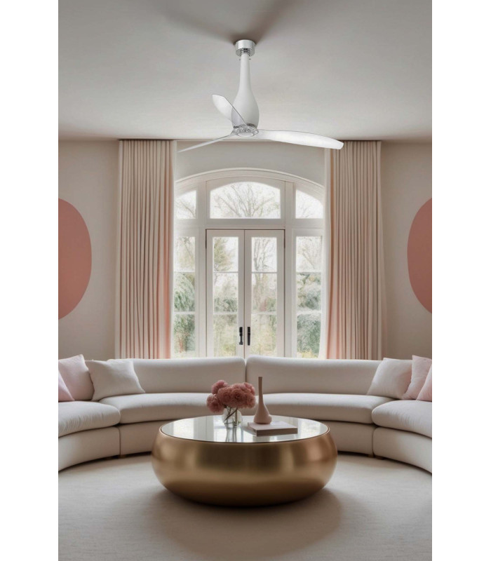 Eterfan Matt White/Transparent Fan-2