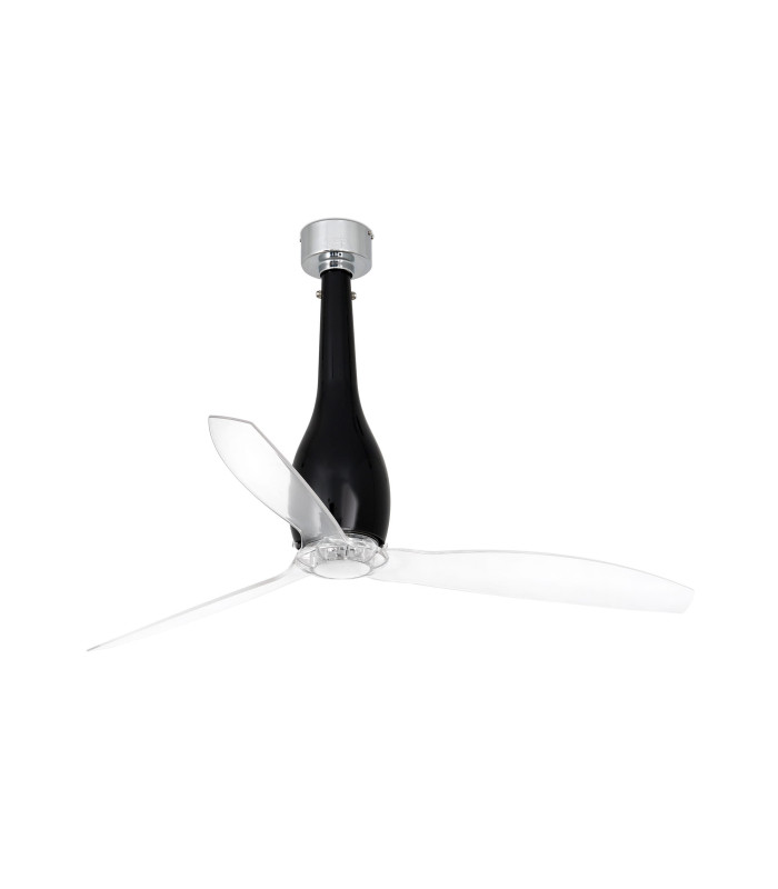 Eterfan M Shiny Black/Transparent Fan-1