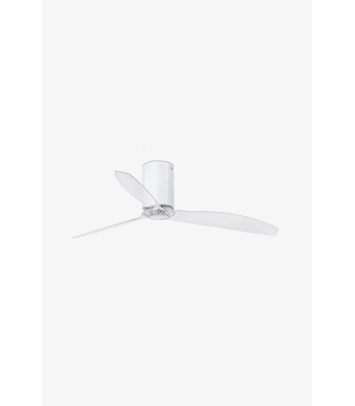 Mini Tube Fan M Shiny White/Transparent Fan-3