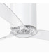 Mini Tube Fan M Shiny White/Transparent Fan-4
