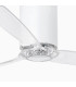 Mini Tube Fan Matt White/Transparent Fan-3