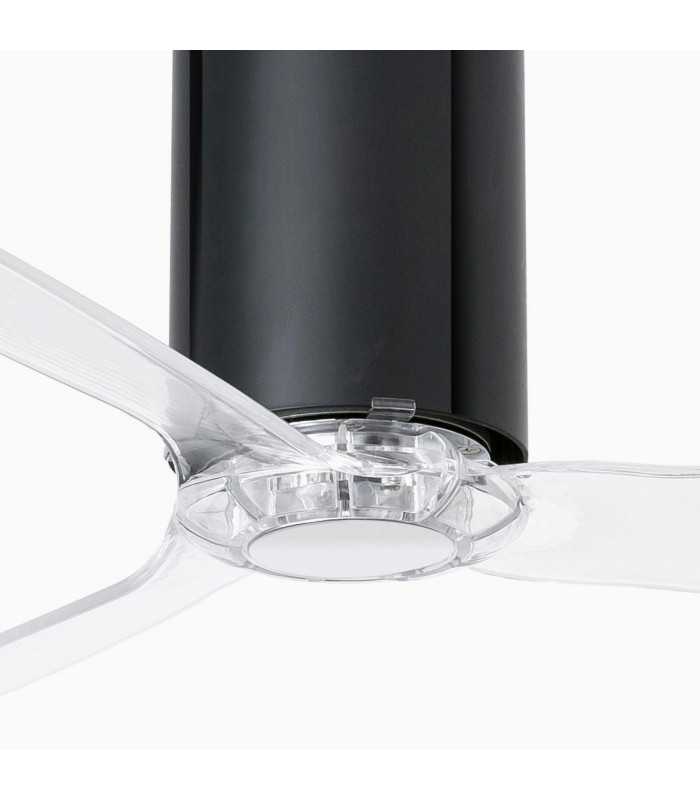 Mini Tube Fan M Shiny Black/Transparent Fan-3
