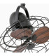Keiki S Brown/Walnut Fan-4