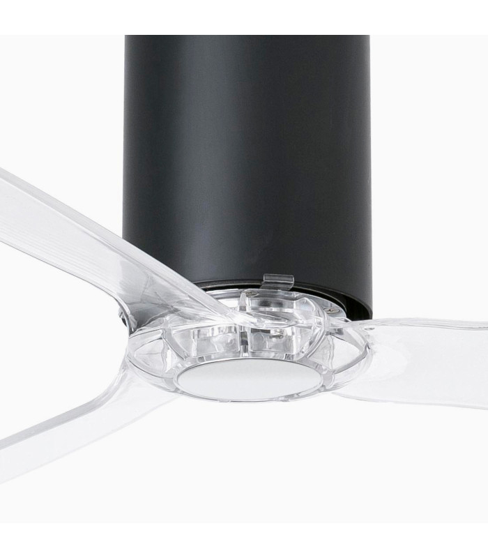 Mini Tube Fan Matt Black/Transparent Fan-3