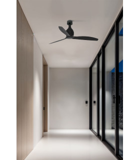 Mini Eterfan M Matt Black Fan-2
