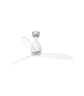 Mini Eterfan M Shiny White/Transparent Fan-1