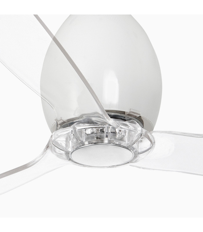 Mini Eterfan M Shiny White/Transparent Fan-3