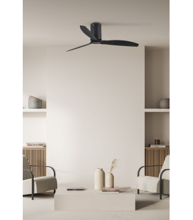 Mini Tube Fan Matt Black Fan-2