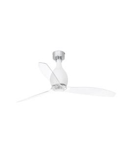 Mini Eterfan M Matt White/Transparent Fan-1