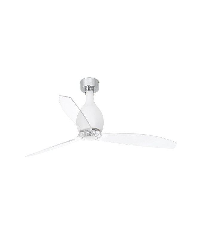 Mini Eterfan M Matt White/Transparent Fan-1
