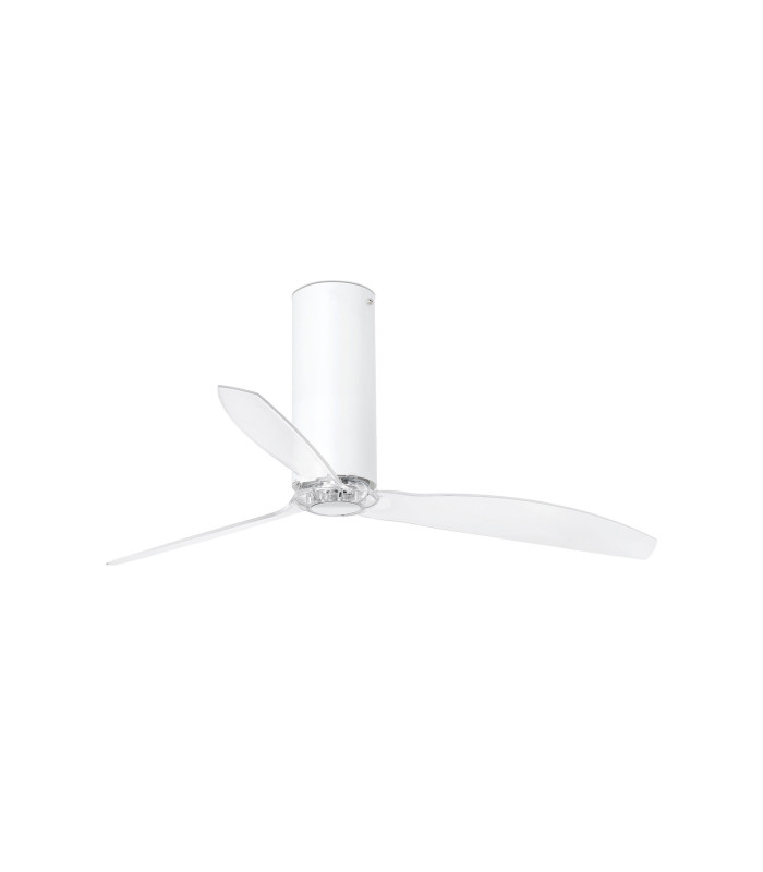 Tube Fan Matt White/Transparent Fan-1