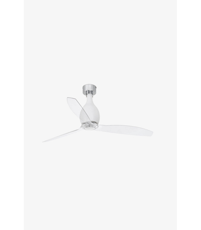 Mini Eterfan M Matt White/Transparent Fan-3
