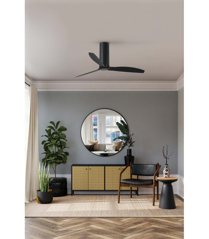 Tube Fan Matt Black Fan-2