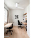Tube Fan Matt White/Transparent Fan-2