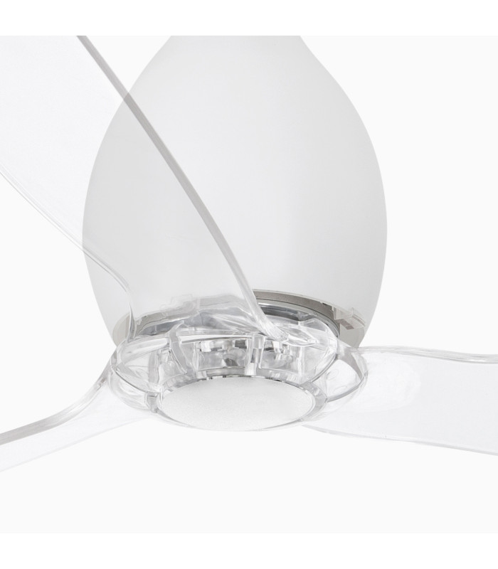 Mini Eterfan M Matt White/Transparent Fan-4