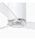 Tube Fan Matt White/Transparent Fan-3