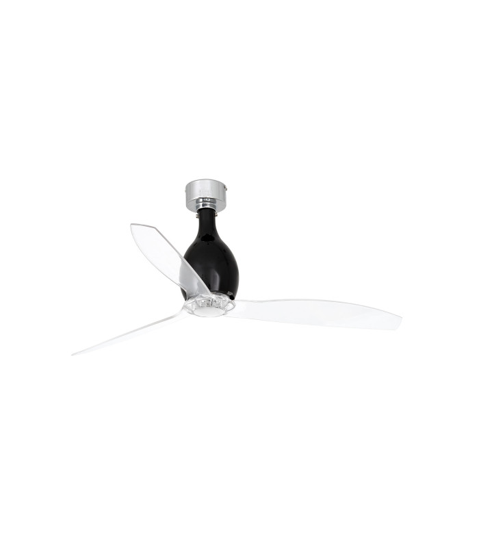 Mini Eterfan M Matt Black/Transparent Fan-1