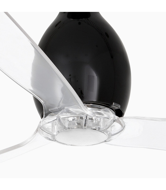 Mini Eterfan M Matt Black/Transparent Fan-3