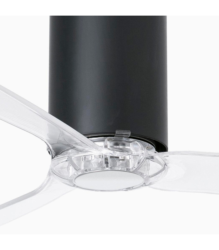 Tube Fan Matt Black/Transparent Fan-3
