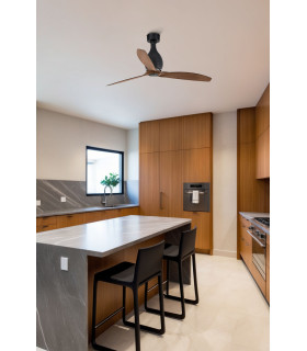 Mini Eterfan M Matt Black/Walnut Fan-2