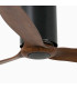 Tube Fan Matt Black/Walnut Fan-4