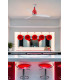 Mini Eterfan M Shiny Red/Transparent Fan-2