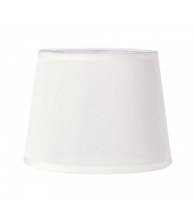 White Round Shade 200 x 152mm, Suitable for Wall Lamps - 1