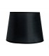 Black Round Shade 200 x 152mm, Suitable for Wall Lamps - 1