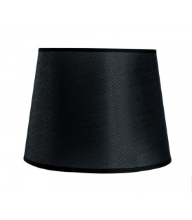 Black Round Shade 200 x 152mm, Suitable for Wall Lamps - 1