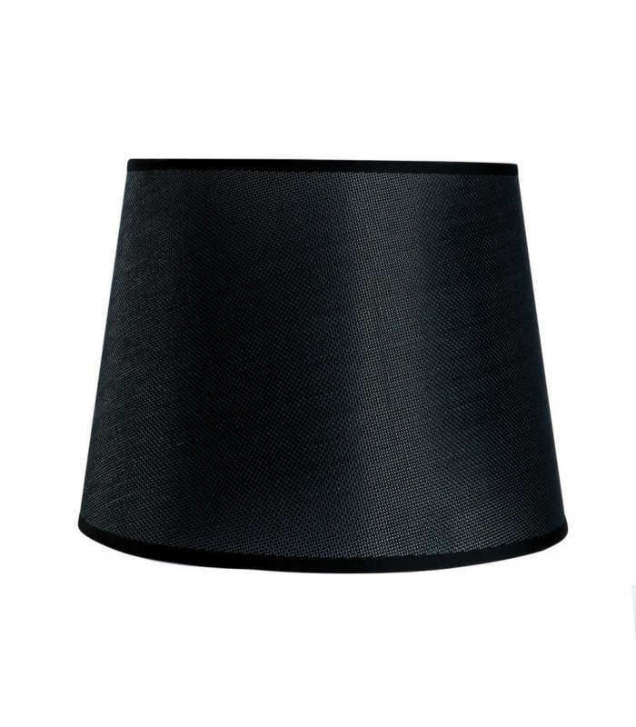 Black Round Shade 200 x 152mm, Suitable for Wall Lamps - 1