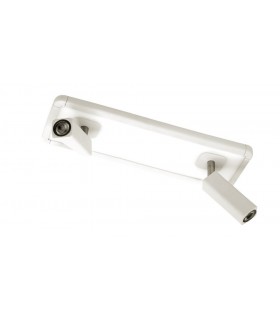 Spotlight 2 Head with Backlit Light 2x5W+10W LED White, 1500lm, 4000K - 1