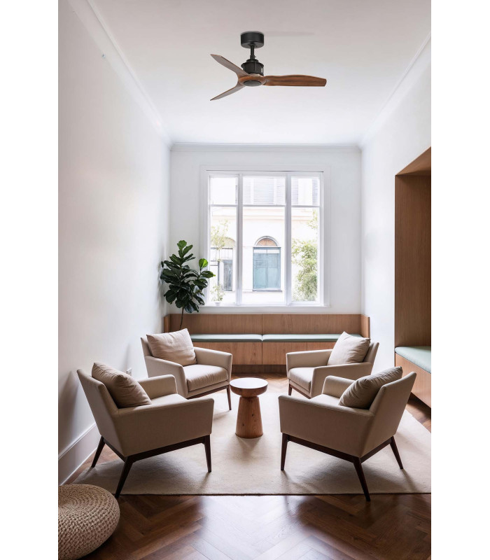 Just Fan S Black/Walnut Fan-3