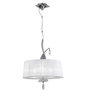 M5324 Habana White Square Shade 240mm, Suitable for Table Lamps - 1