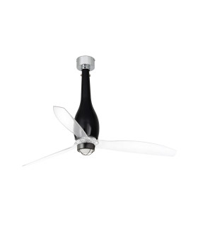 Eterfan M Led Shiny Black/Transparent Fan-1