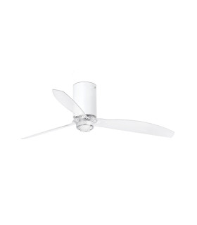 Mini Tube Fan M Led Matt White/Transparent Fan-1