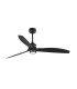 Just Fan M Matt Black Fan 3000K