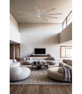Manhattan Xxl Led Matt Nickel Fan-2