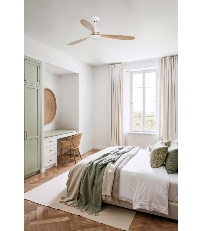 Poros L Led White/Pine Fan Fsc-3